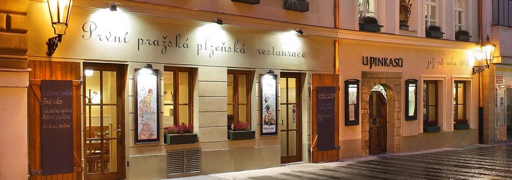 Pražská Restaurace U Pinkasù v centru Prahy